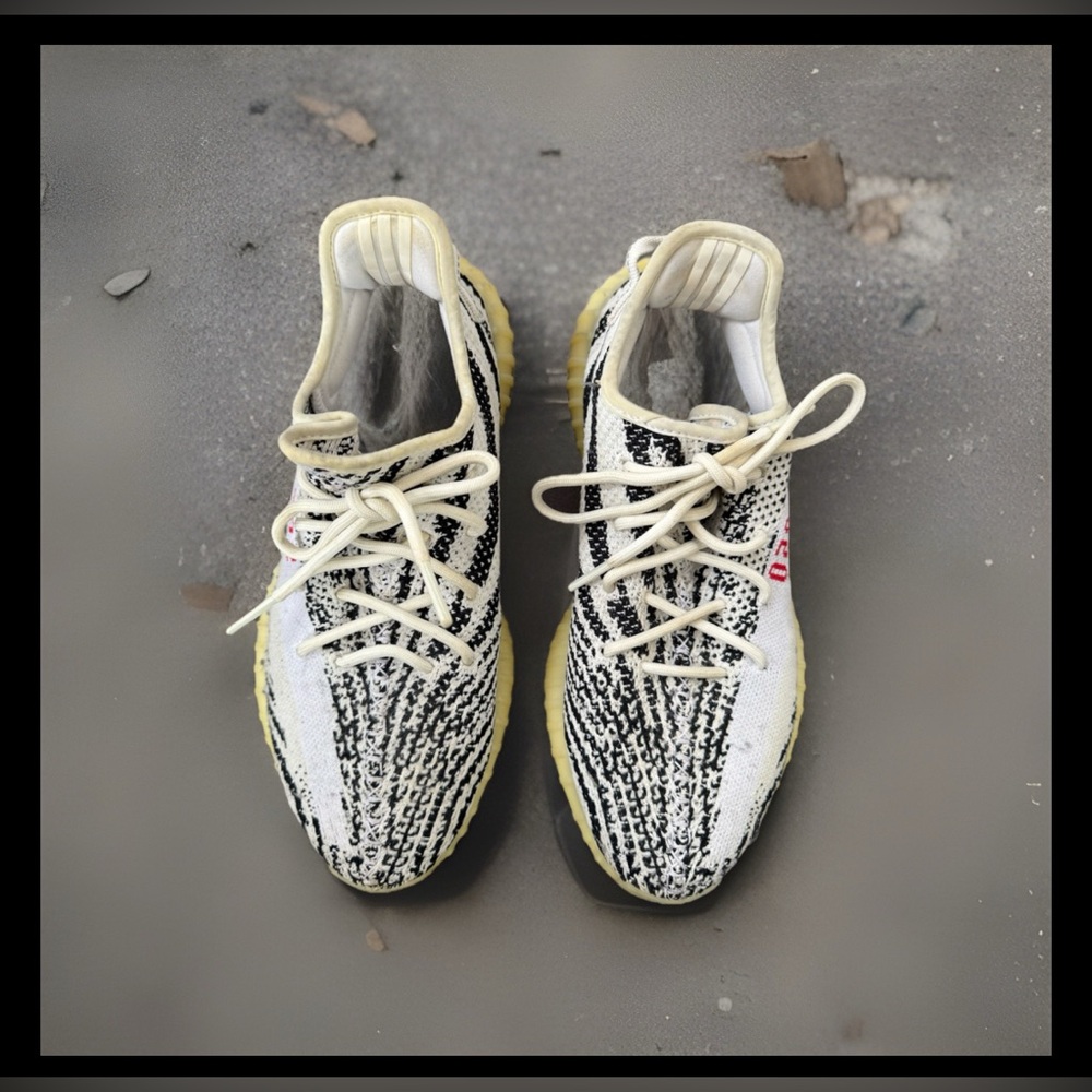 Adidas Yeezy Boost 350 V2 White Zebra Men's Size 8 Unisex